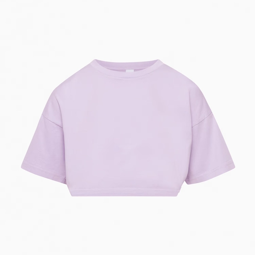 TNA Laid Back Tshirt in “Gd Lavandin”